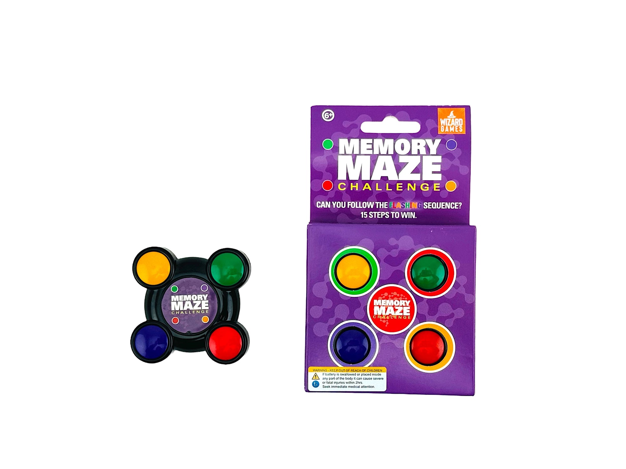 Funtime Memory Maze Game pictured on a white background