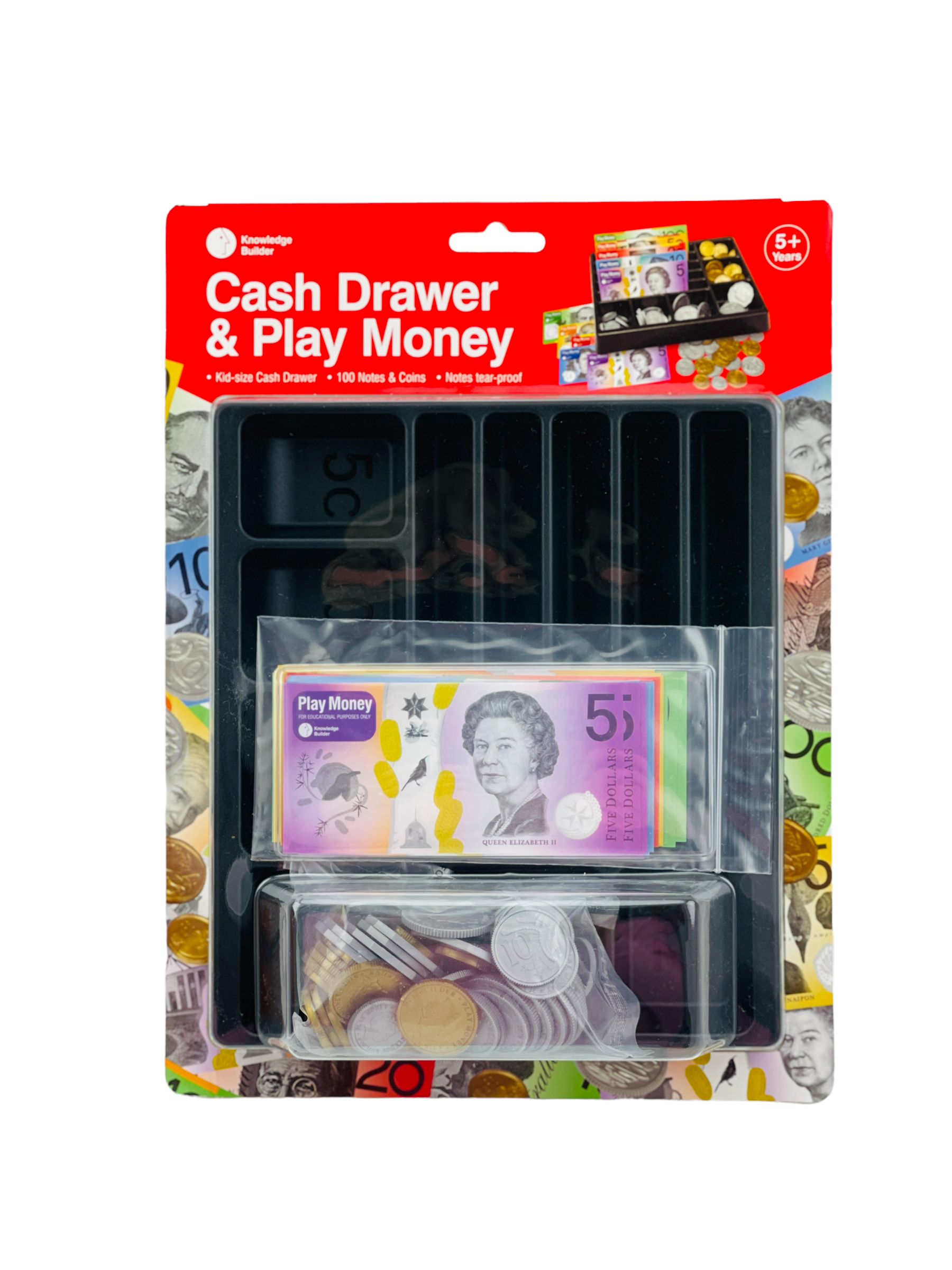 Knowledge Builder Cash Drawer & Play Money