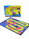 what makes a good friend board game displayed in front of Smart Kids Social Skills Board Games box