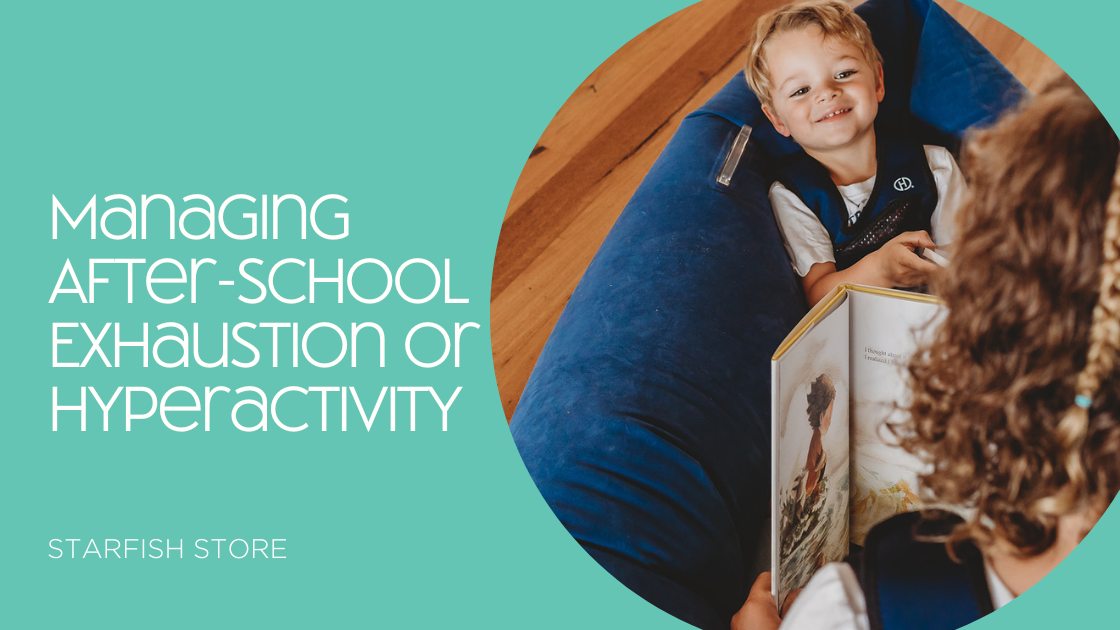 Cover photo for the blog - managing after-school exhaustion or hyperactivity