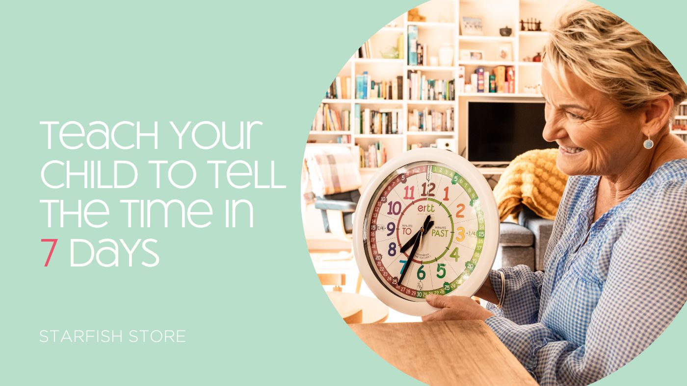 The cover image for the blog "Teach Your Child to Tell the Time in 7 Days"
