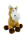 2kg plush Weighted Horse pictured on a white background