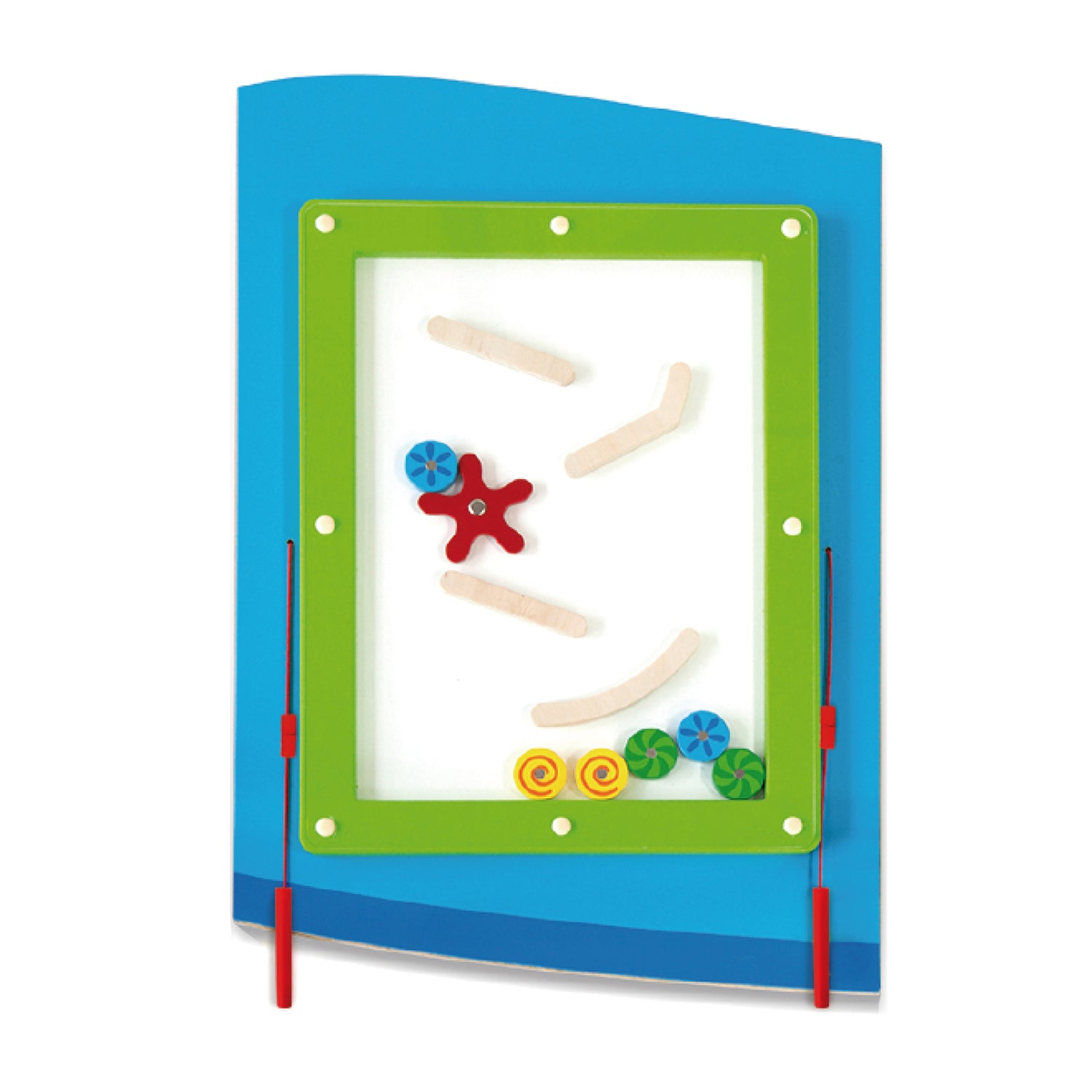 A section from the VIGA Interactive Wall Mural Plane pictured on a white background