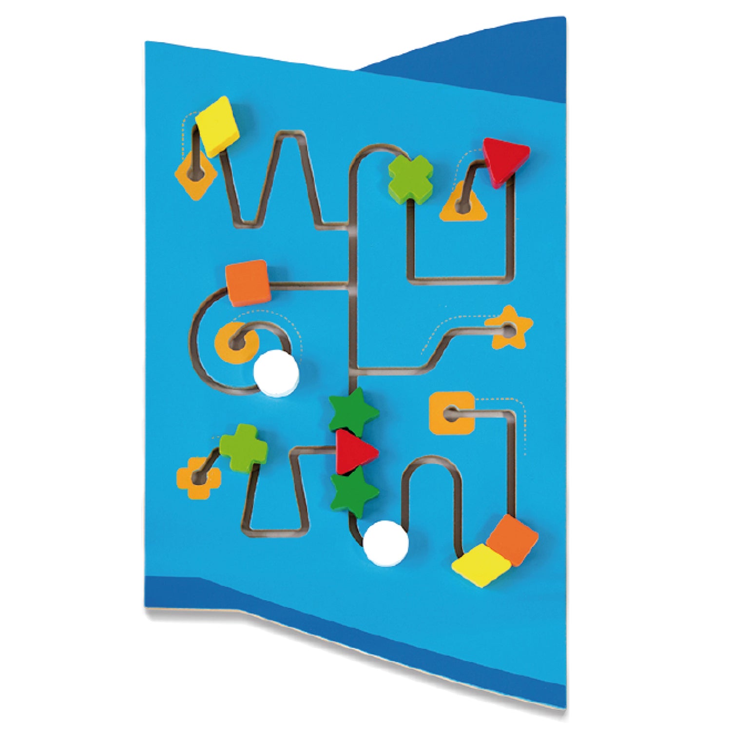 A section from  the VIGA Interactive Wall Mural Plane pictured on a white background