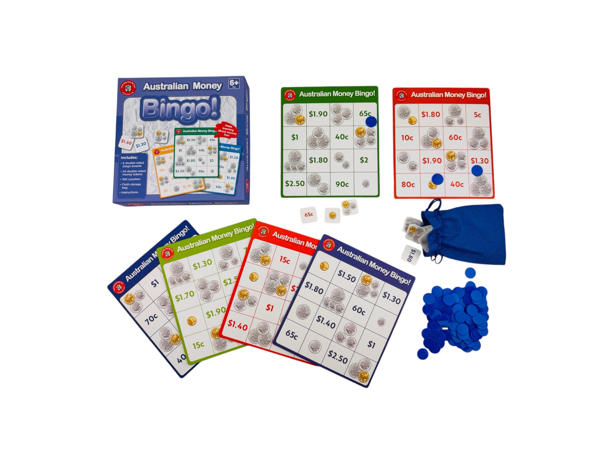 Australian Money Bingo