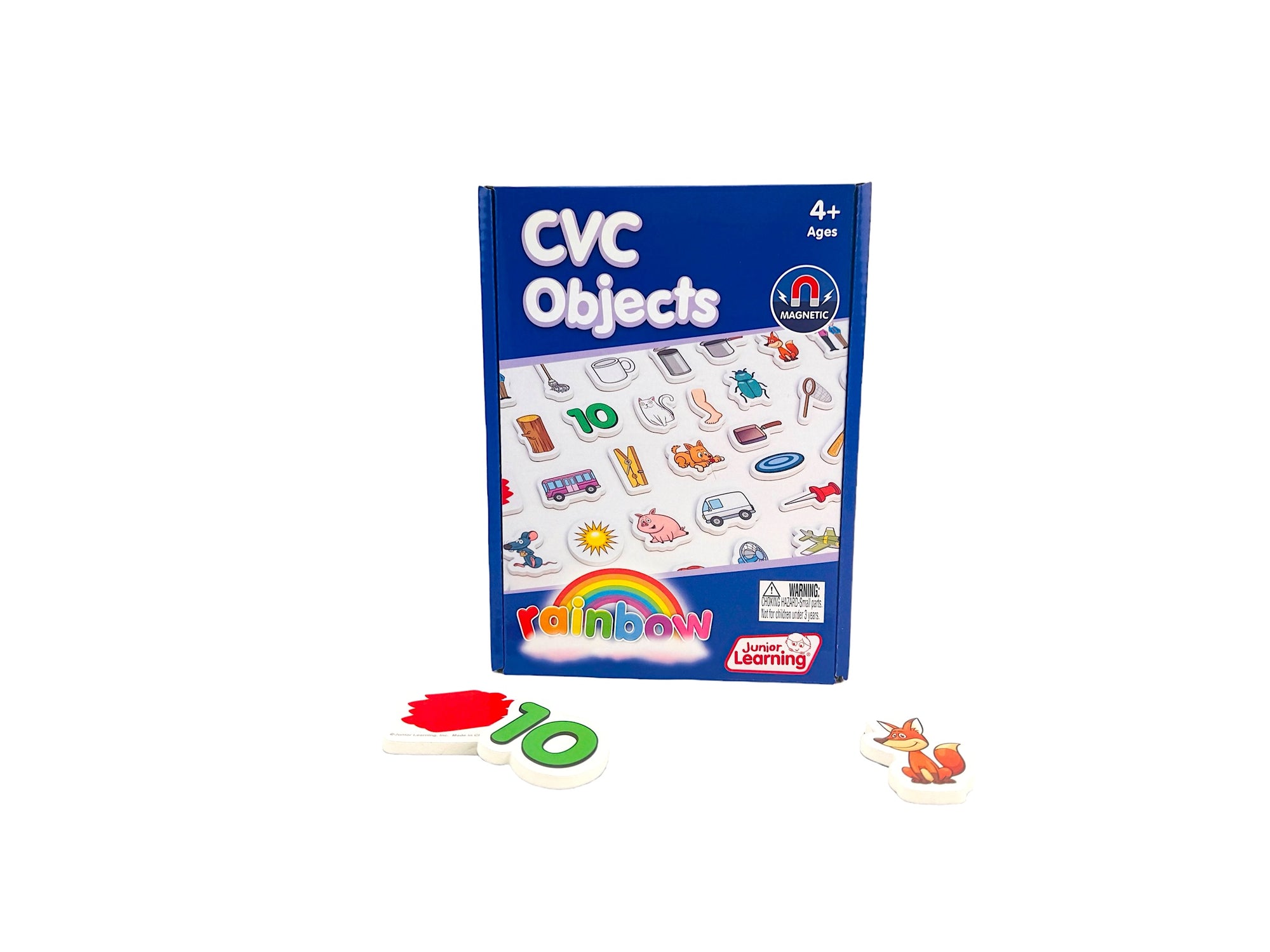 Junior Learning CVC Objects - Magnetic pictured on a white background