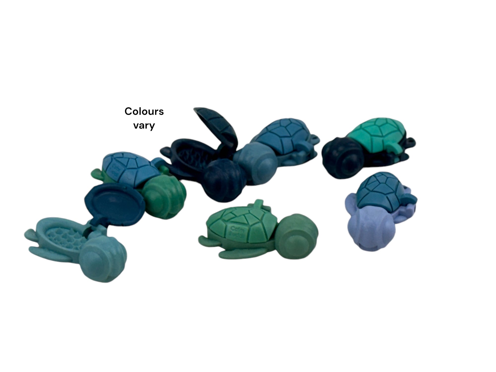 The ocean Calm Buddi Turtles pictured on a white background