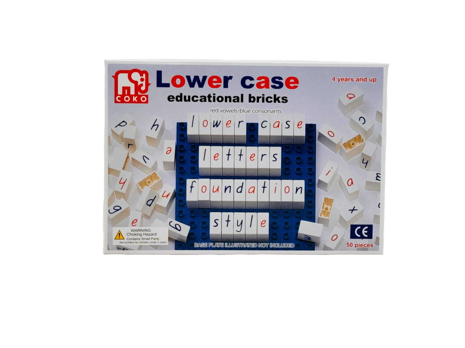 Coko Bricks Lower Case Letters 50pc