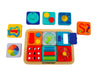 The Fat Brain PlayTab Sensory Board on display 