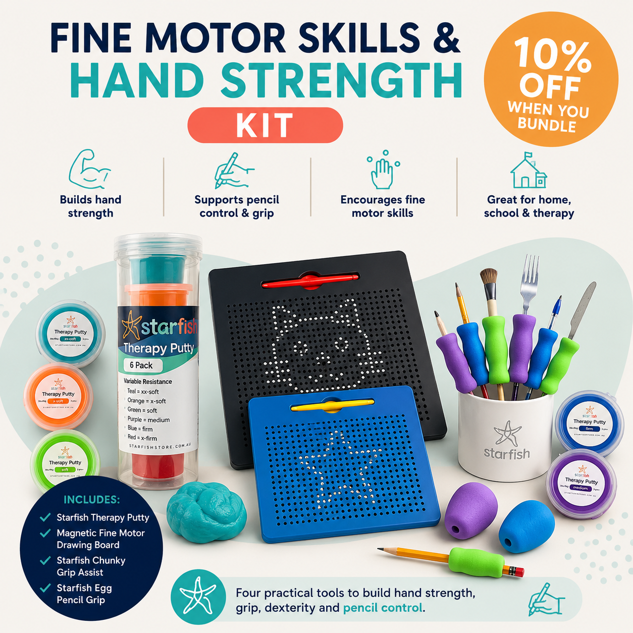 Fine Motor Skills & Hand Strength Kit