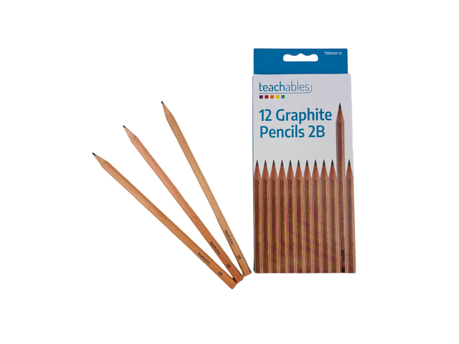 Graphite Pencils 2B Pk12