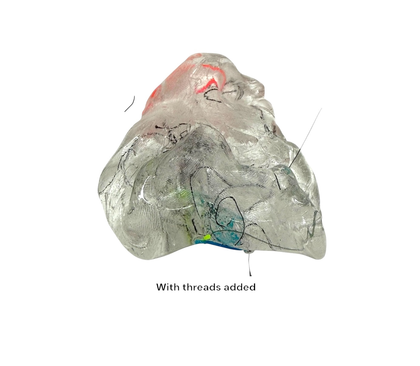 The Kaiko Put &quot;Em Putty with threads added on a white background