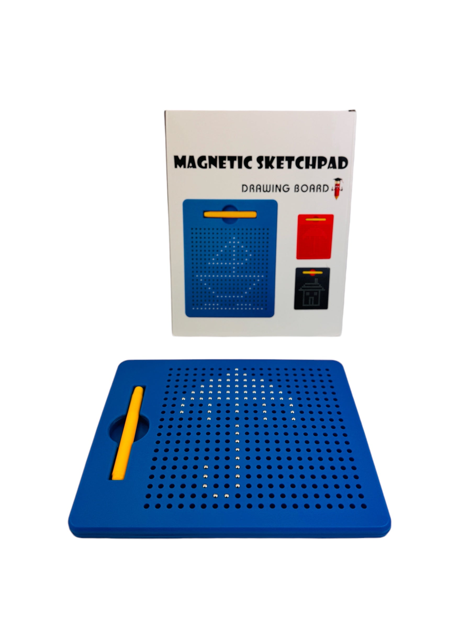 the blue standard MagnaPad Magnetic Sketchpad pictured on a white background