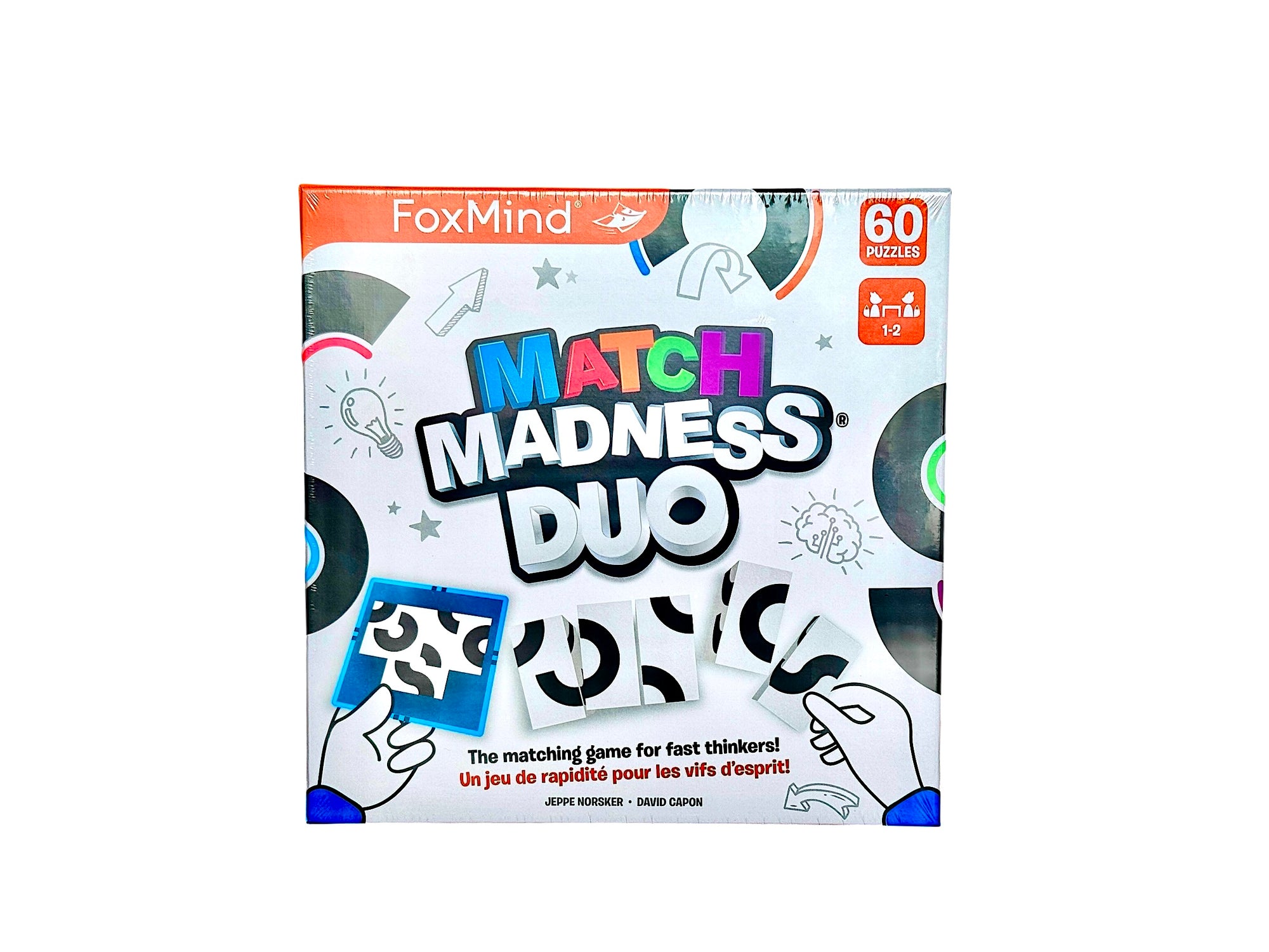 Match Madness Duo - Visual Perception Game pictured on. a white background