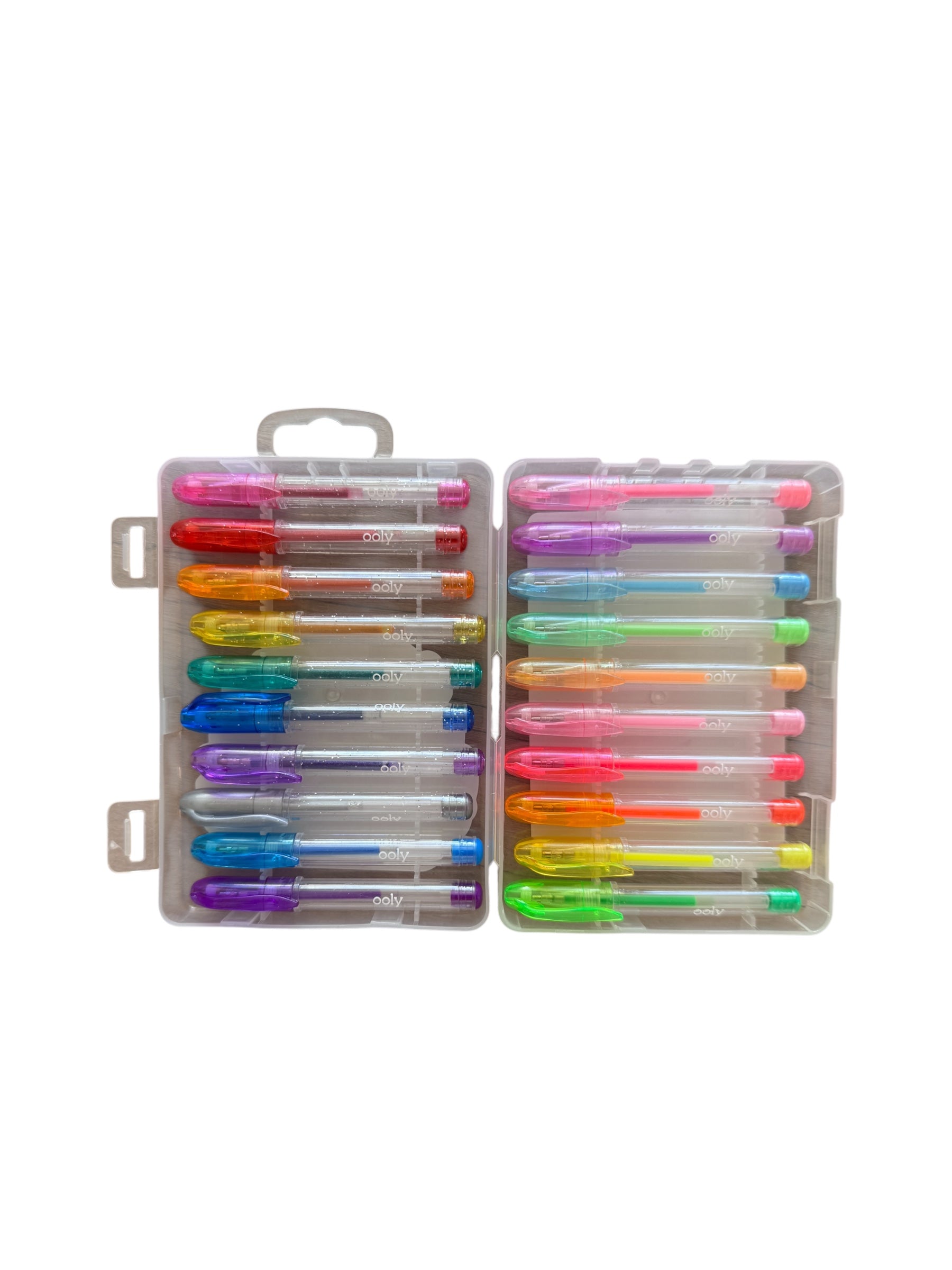 The Ooly Mini Doodlers Scented Gel Pens 20 pack pictured on a white background
