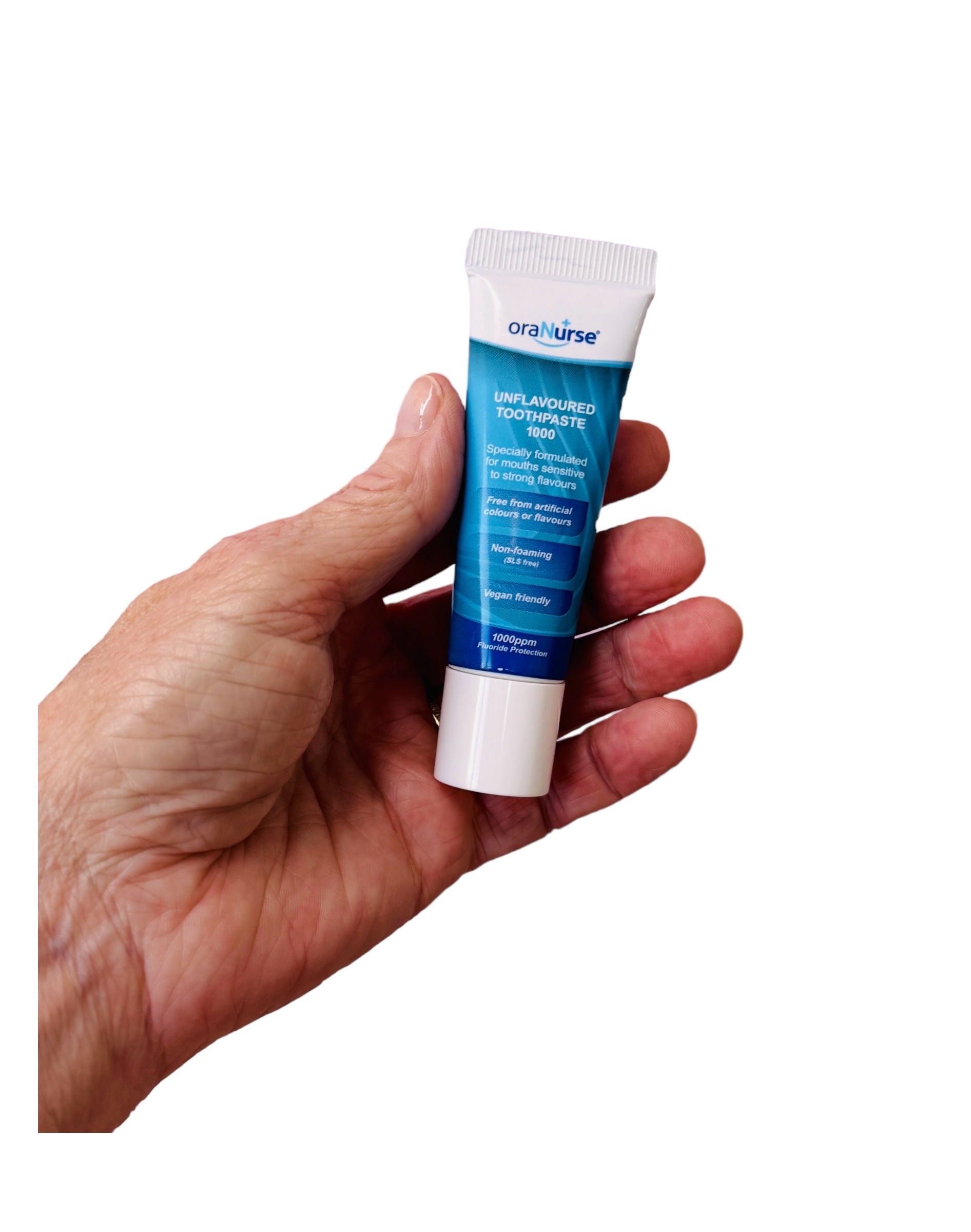 OraNurse® Unflavoured Toothpaste - Fluoride (mini travel)