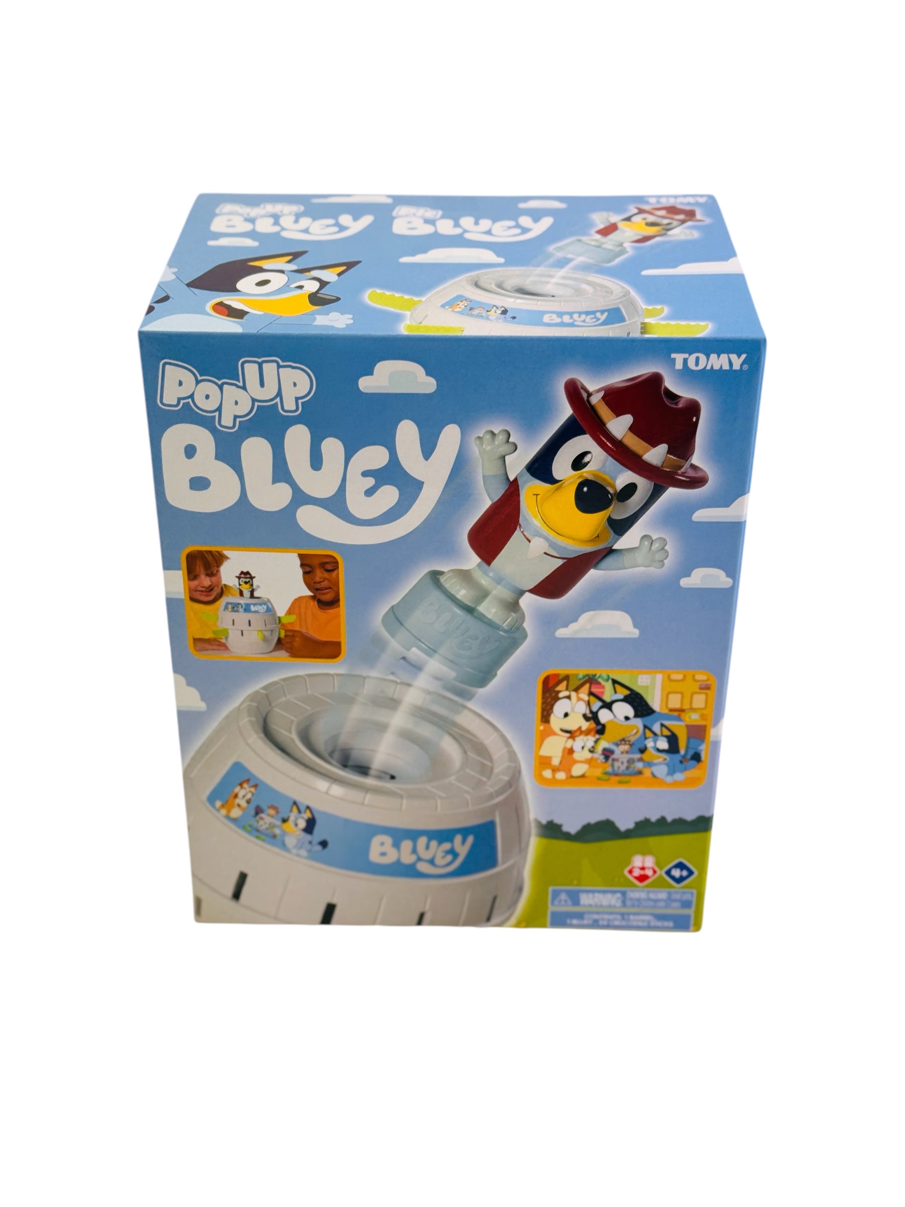 the Pop Up Bluey Fine Motor Game box pictured on a white background