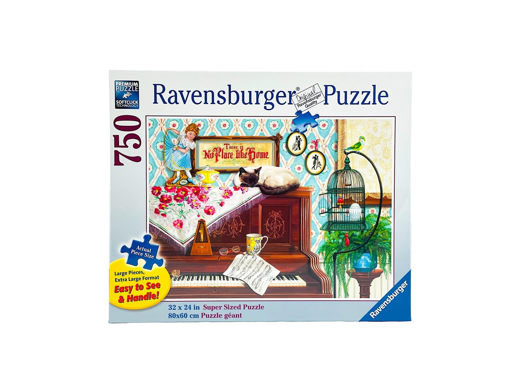 Ravensburger Puzzle - Piano Cat 750 Large Format