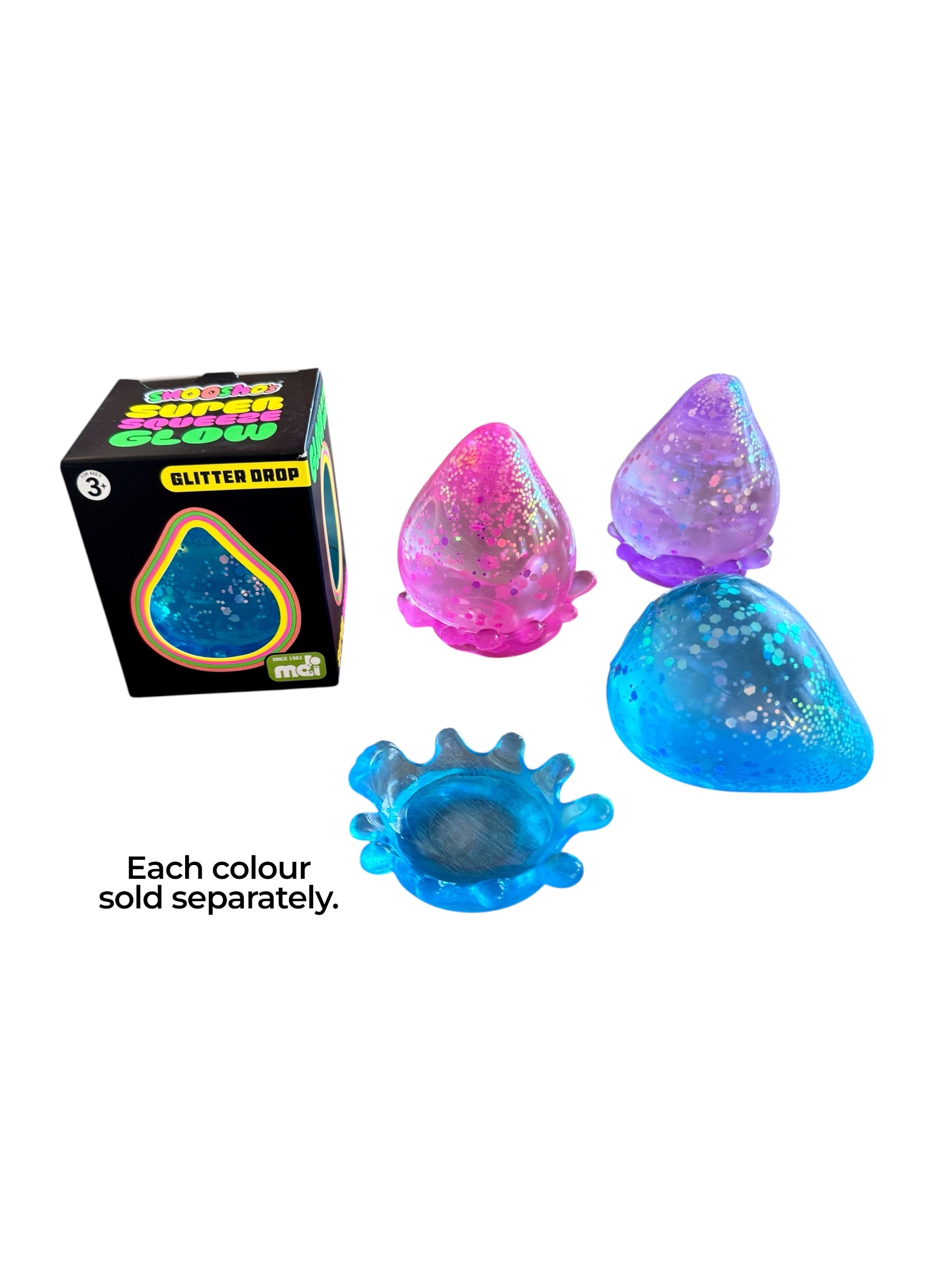 Smoosho Stress Ball - Glitter Drop