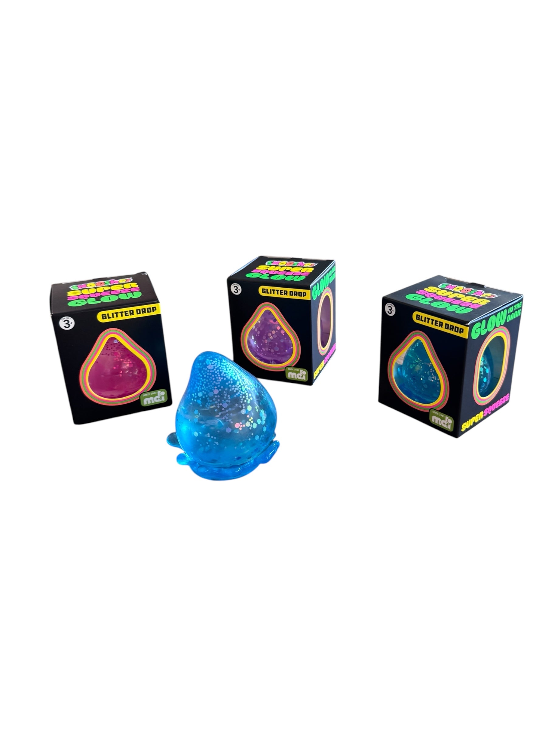 Smoosho Stress Ball - Glitter Drop