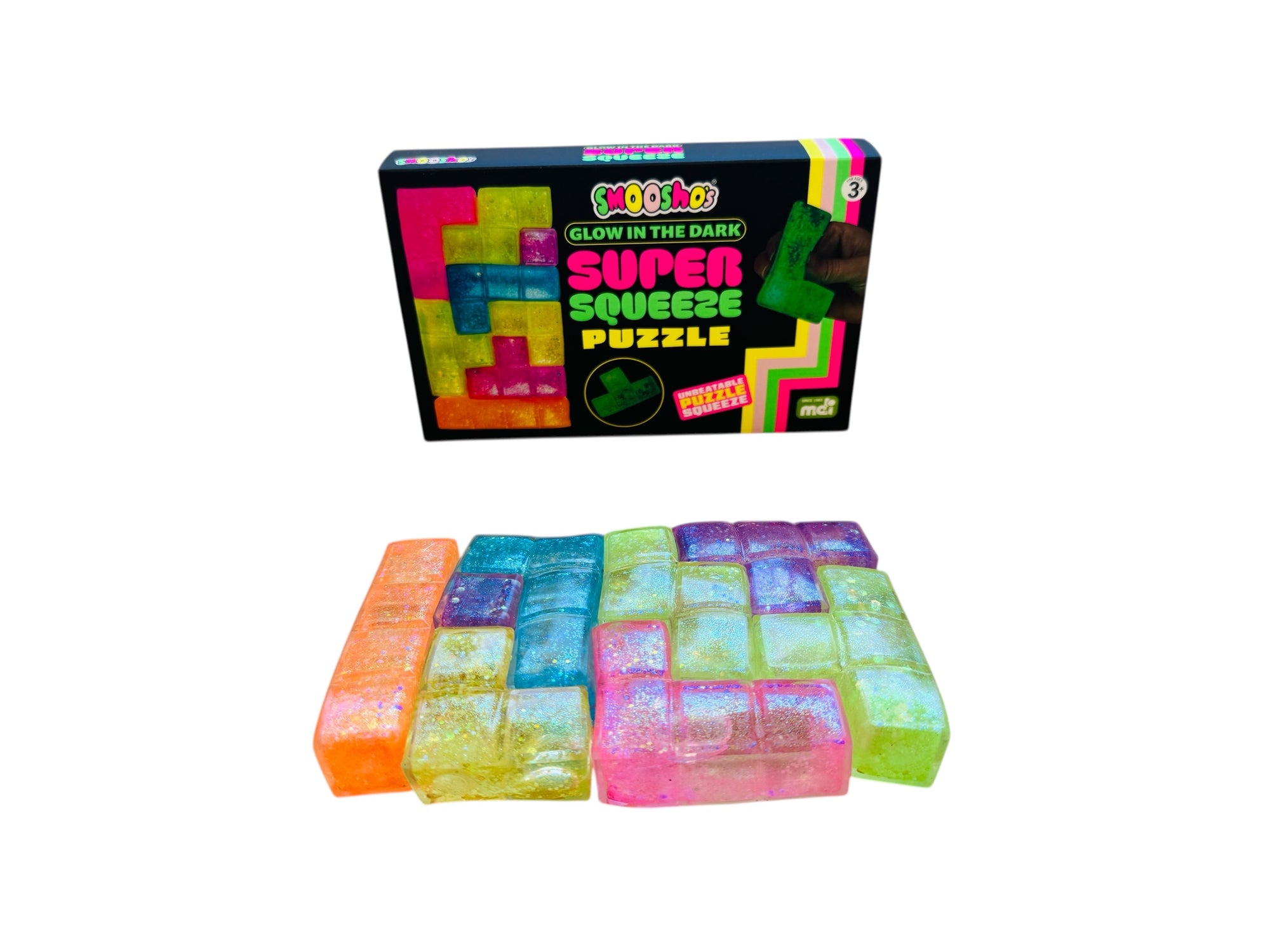 The Smoosho's Super Squeeze Puzzle pictured on a white background
