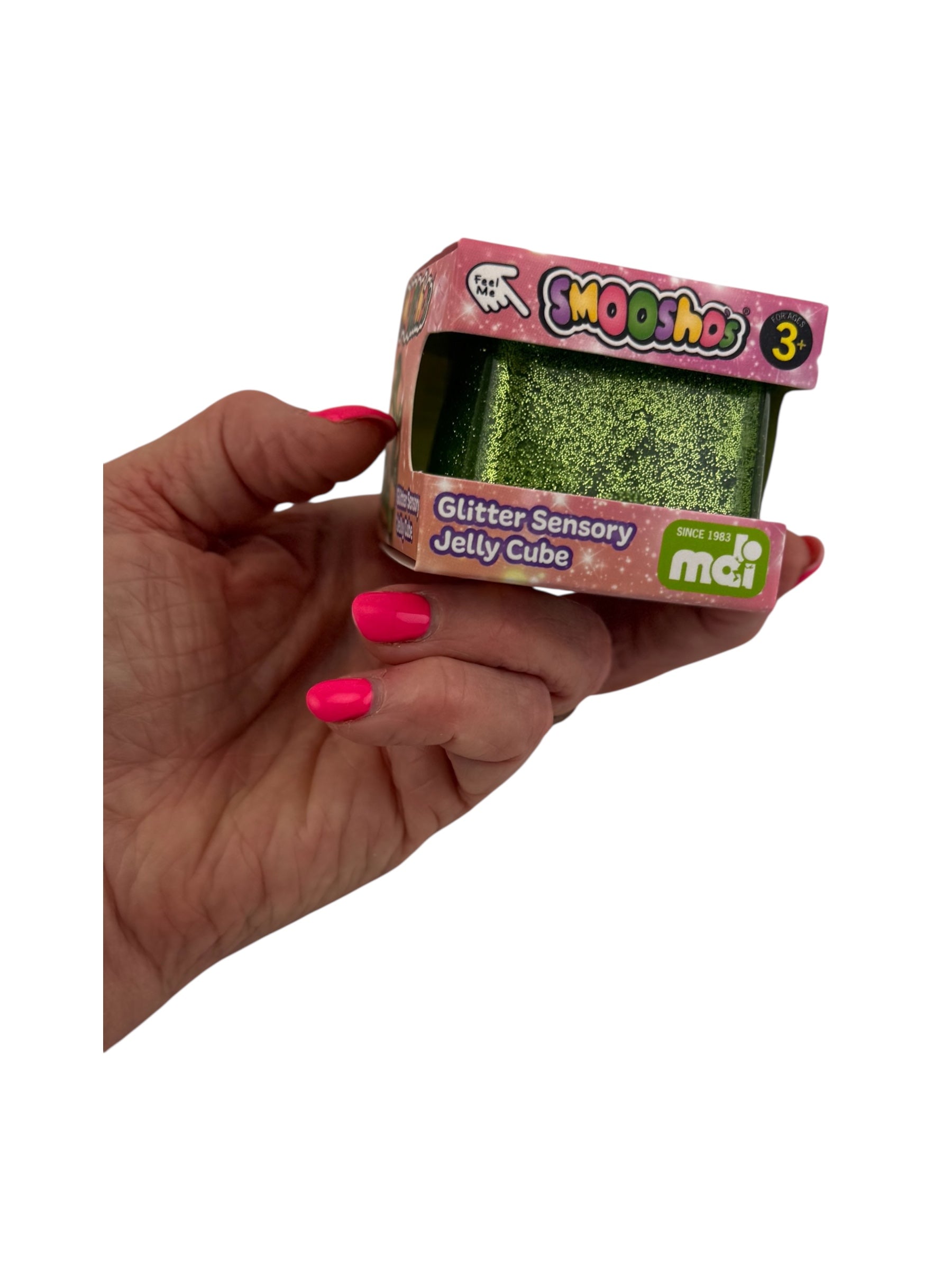 Smooshos Glitter Stress Cube