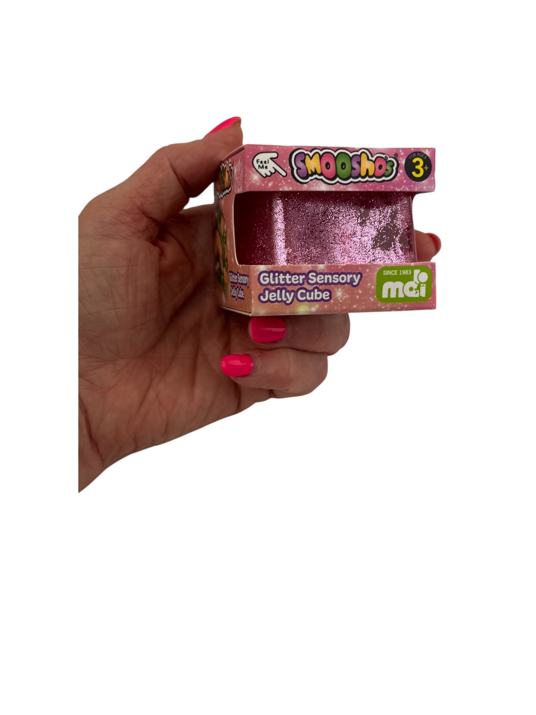 Smooshos Glitter Stress Cube