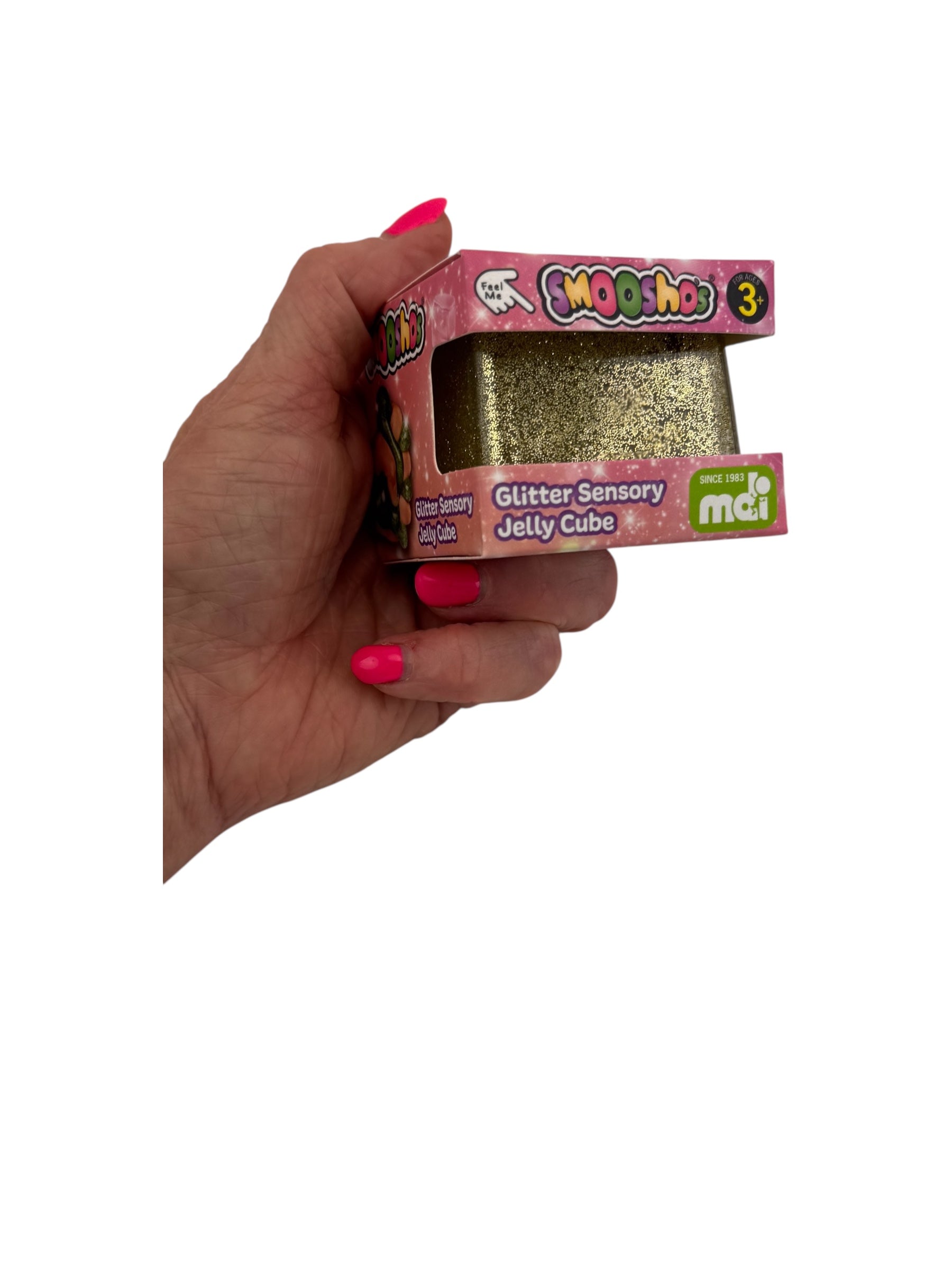 Smooshos Glitter Stress Cube