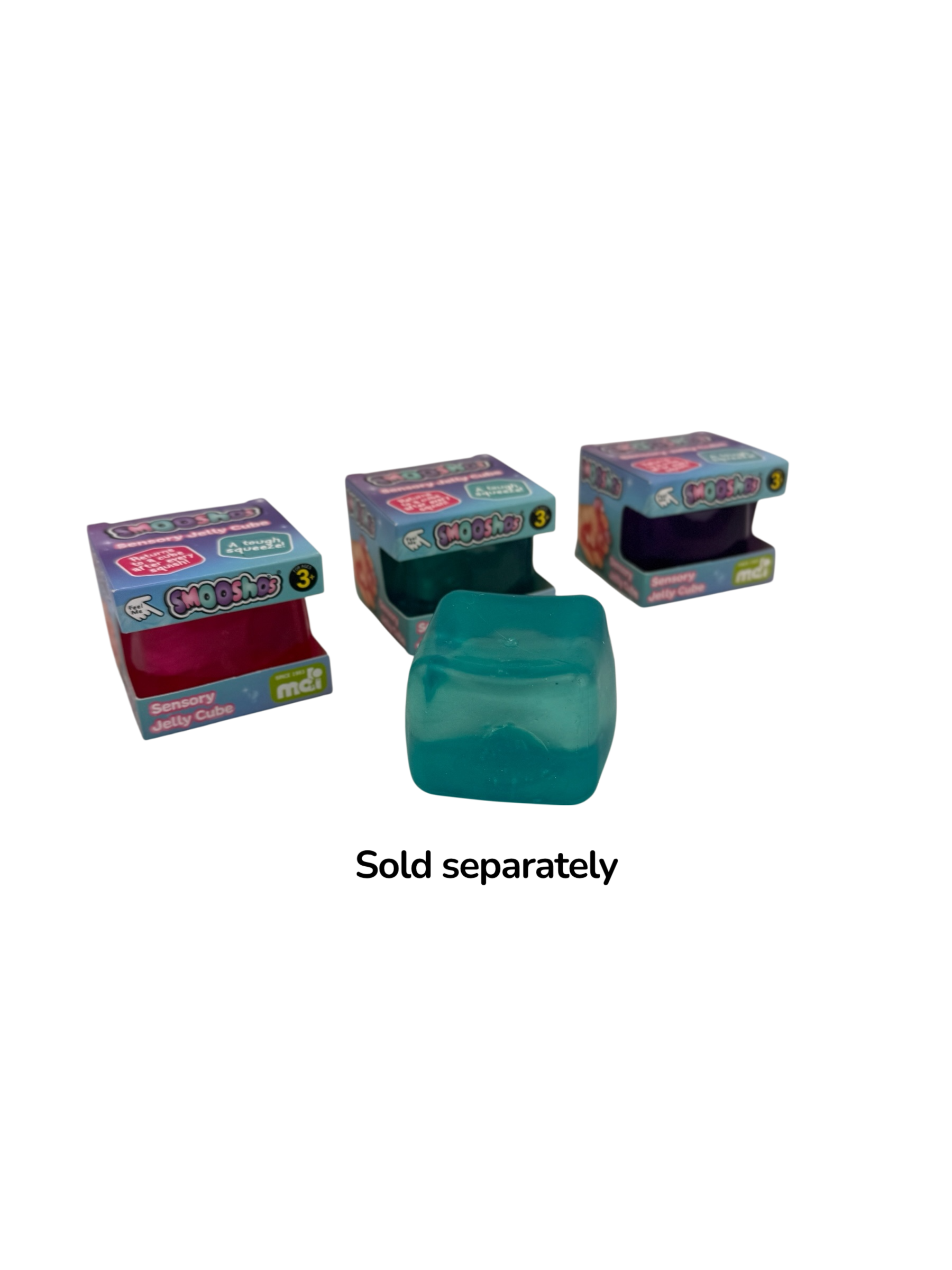 Smooshos Jelly Stress Cube