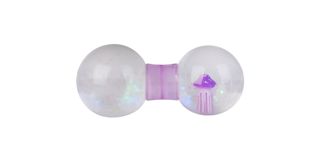 the purple Smooshos Squishy Dumbbell - Jellyfish