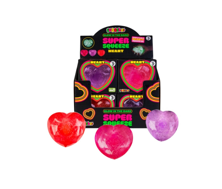 the Smooshos Super Squeeze - Heart pictured on a white background