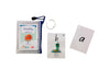 Educational tools including a Sound Ring, a pouch, and flashcards with letters on a white background.