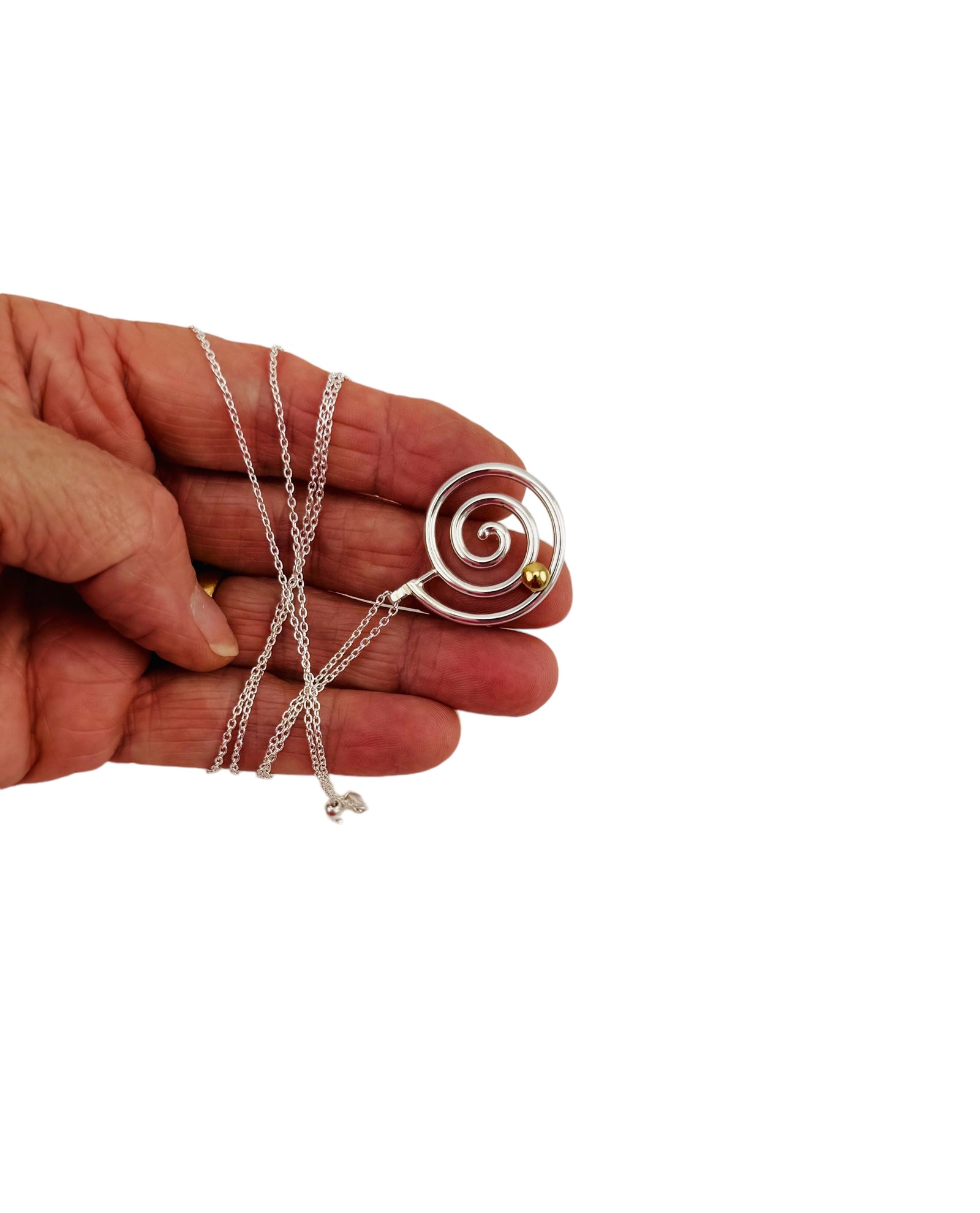 a hand holding the Star & Co Anxiety Jewellery - The Kirstie Necklace