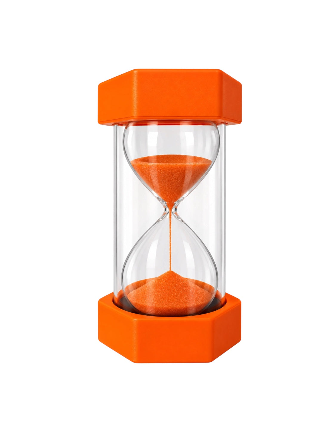 The orange 10 minute Starfish Giant Visual Sand Timer