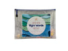 Pouch with &#39;Sea Life Sight Words Bingo&#39; design on a white background