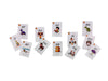 Set of Starfish Sound Ring - Level 2 cards with illustrations and phonetic sounds on a white background