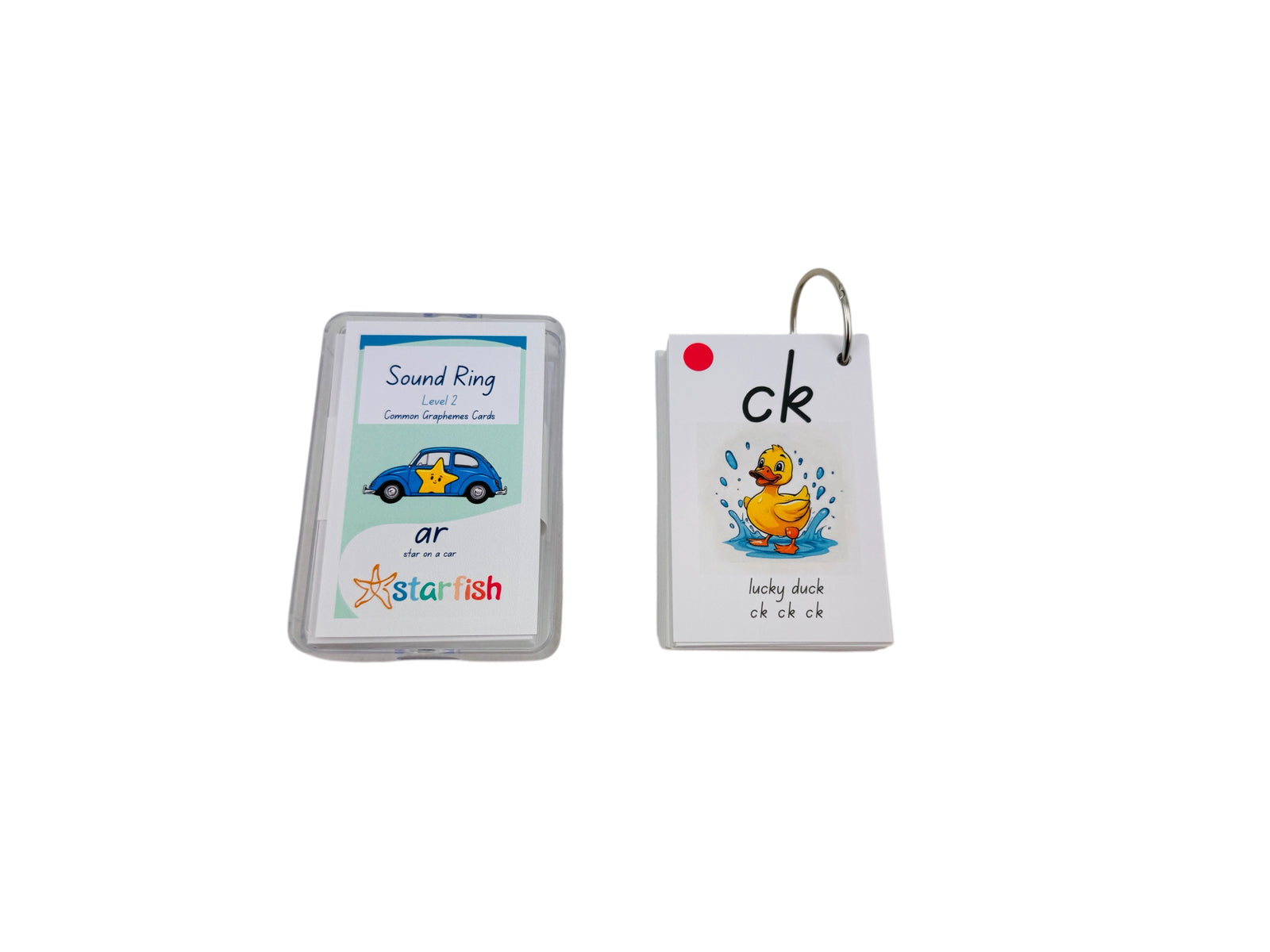 Starfish Sound Ring - Level 2 card pictured on white background