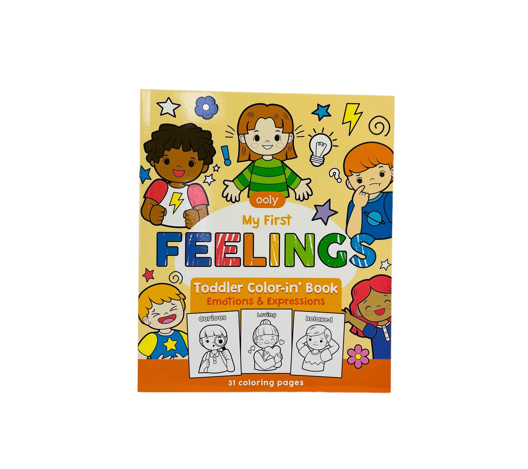 Ooly Toddler Colour-in&#39; Book - My First Emotions