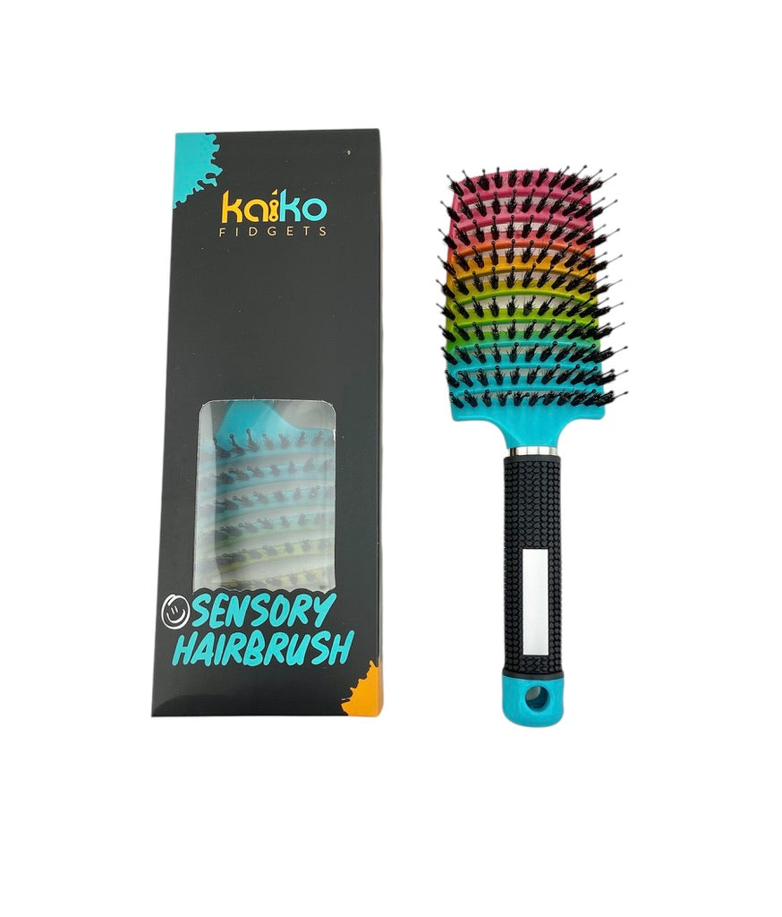 The rainbow Kaiko Sensory Hairbrush