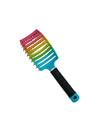 the rainbow Kaiko Sensory Hairbrush pictured on a white background 