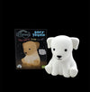the Lil Dreamers Dog Soft Touch LED Night Light pictured on a dark background