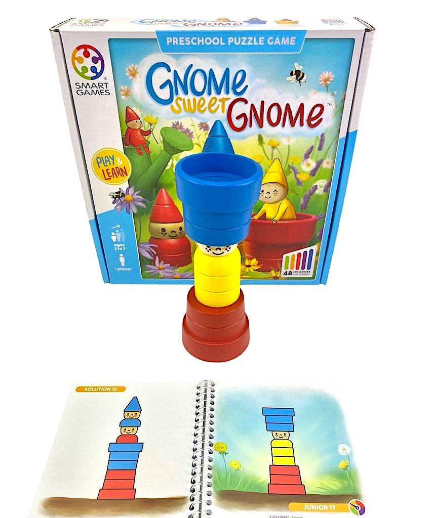 The Smart Games Gnome Sweet Gnome on display