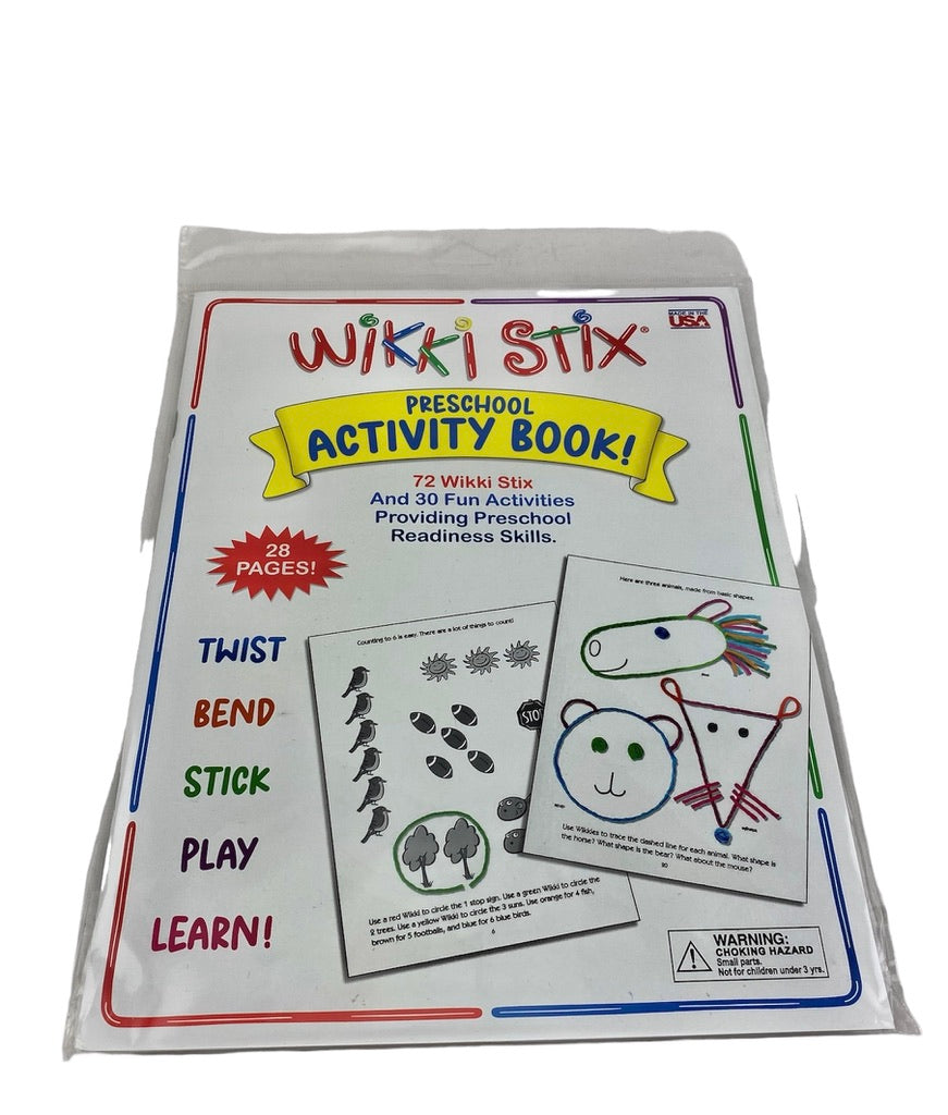 Wikki Stix Preschool Activity Book