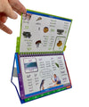 a hand flipping the page on the Smart Kids 44 Sounds Directory