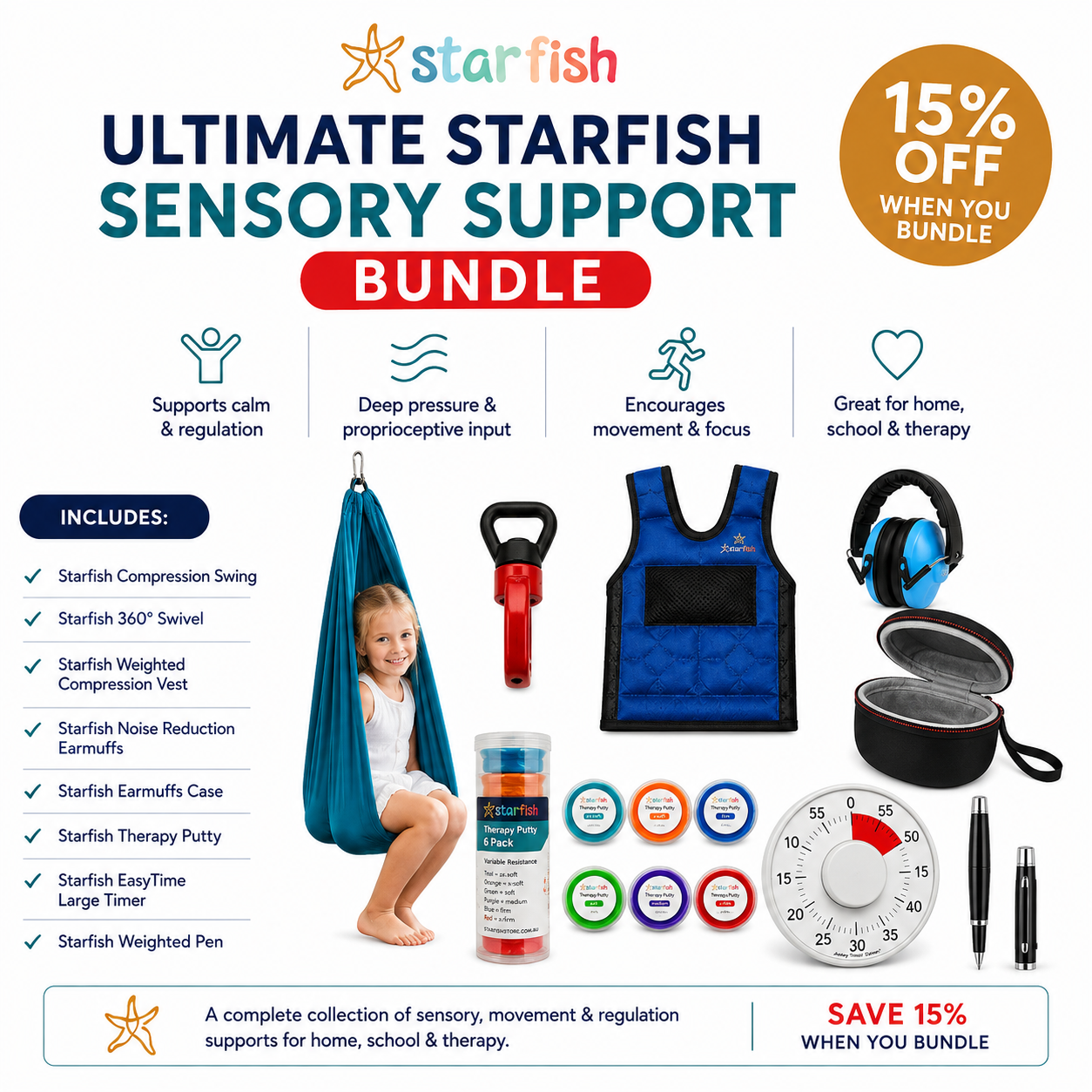 Ultimate Starfish Sensory Support Bundle
