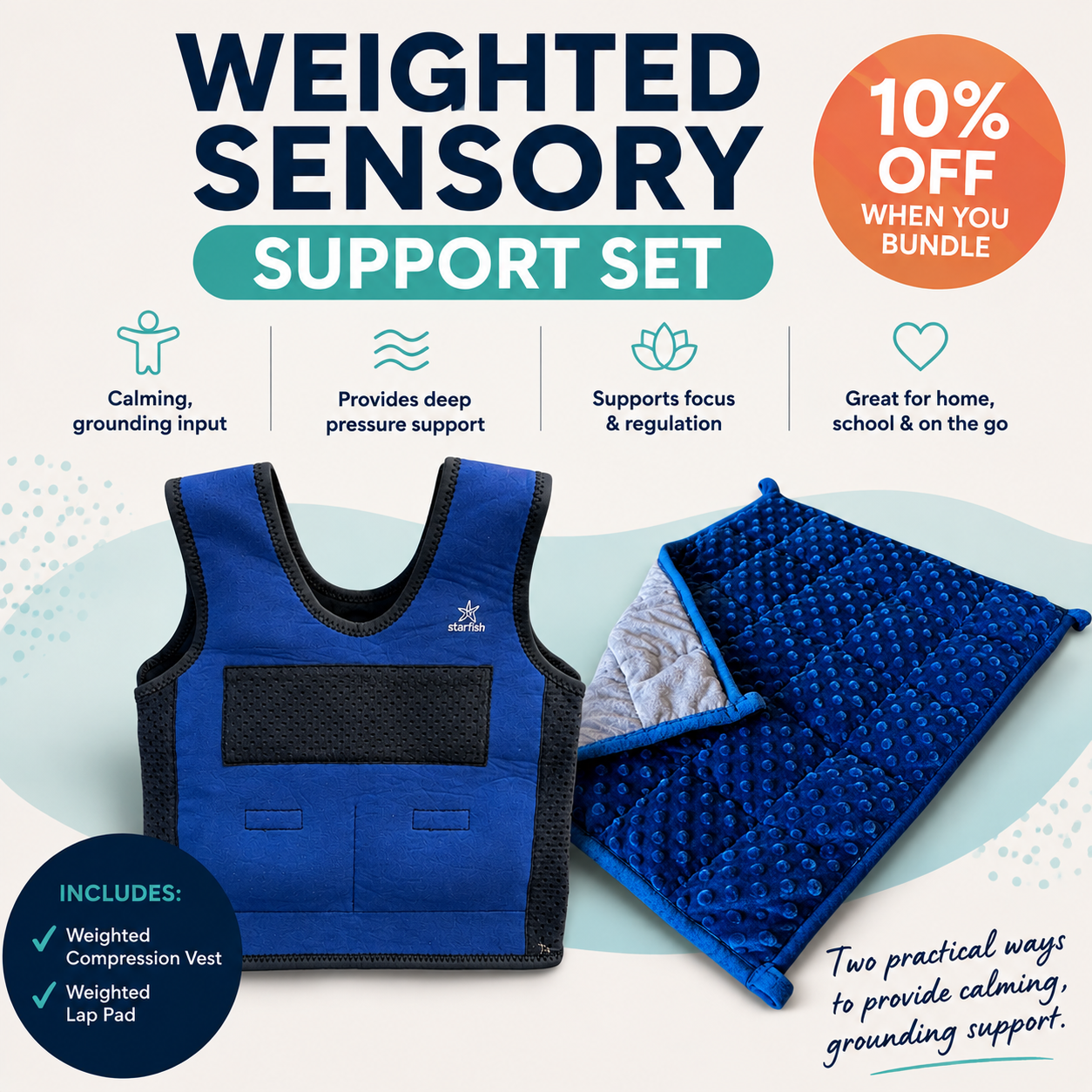 The Starfish Weighted Sensory Support Set