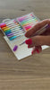 A video demonstration of the Ooly Mini Doodlers Scented Gel Pens