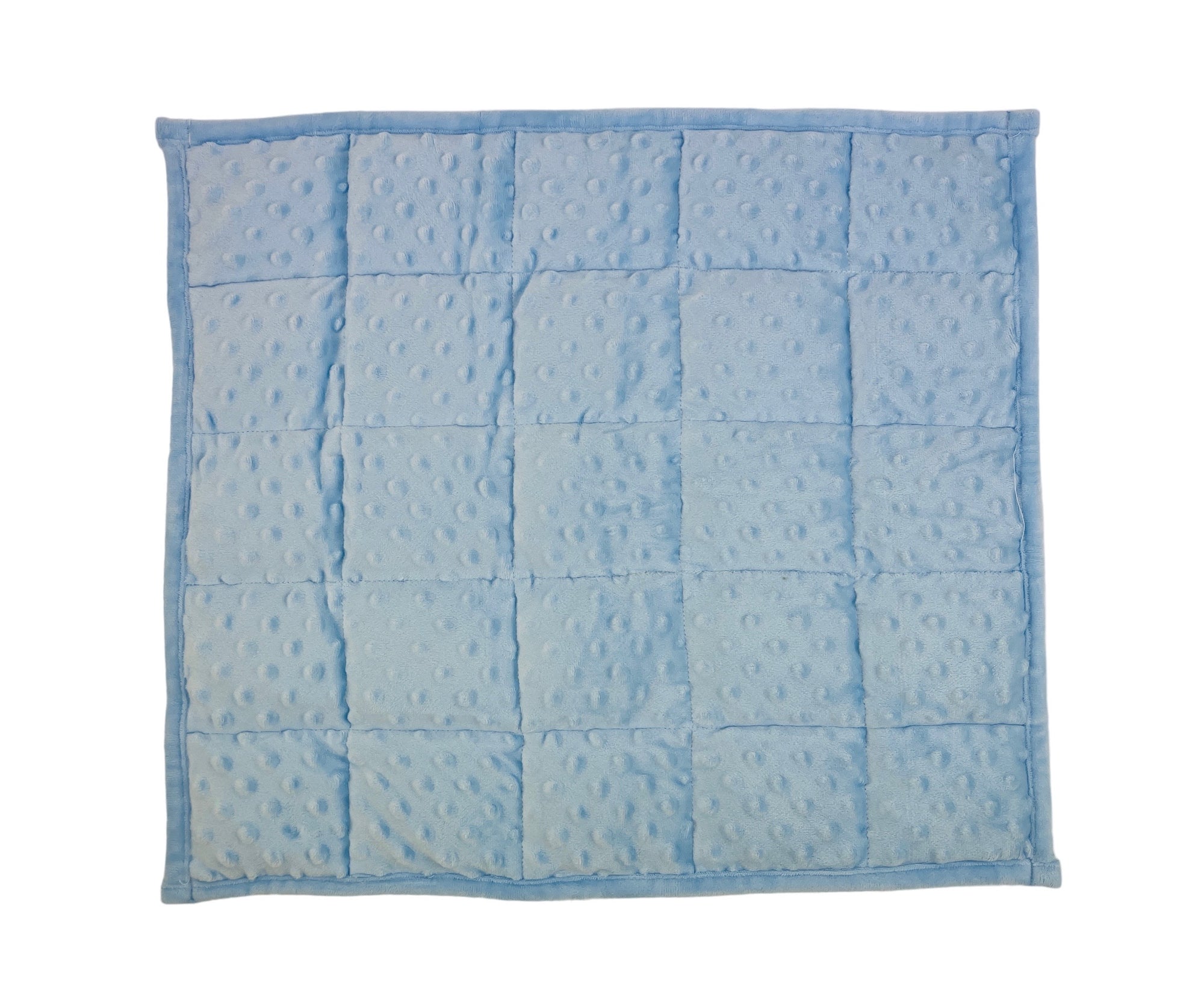 the blue 2.5kg Weighted Lap Pad on a white background
