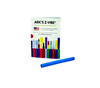 Ark Z-VIBE® Replacement handle in blue placed next to packaging box on white background