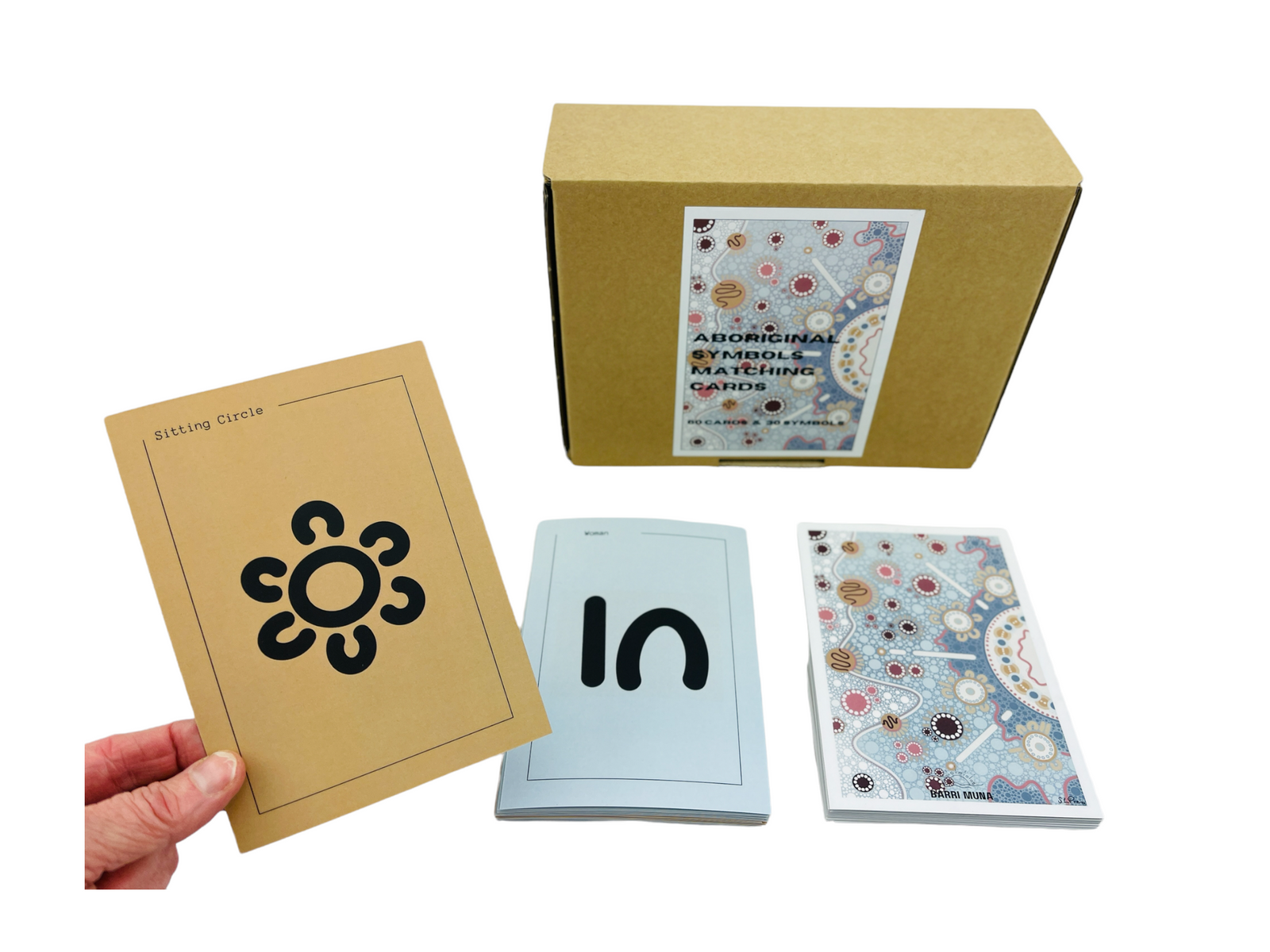 Barri Muna Aboriginal Symbols Matching Cards